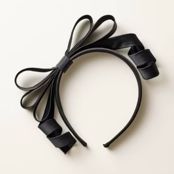 Kate Spade x Target Elegant Black Bow Headband NWT / Sold Out - Picture 2 of 3